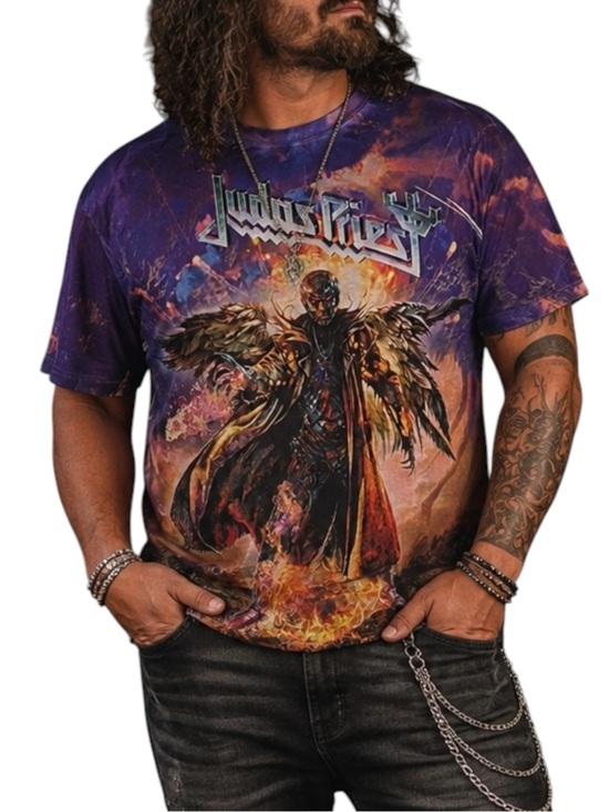 Judas Priest Other - Judas Priest Redeemer of Souls Double Sided Graphic Heavy Metal Band T-Shirt 2XL